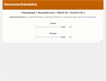 Tablet Screenshot of immunochemistry.humpath.com